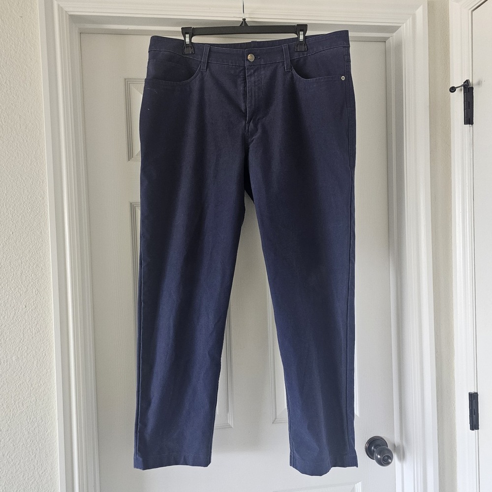 Lululemon Pants Mens 36x30 Dusty Navy Blue ABC Commission 5 Pocket #39